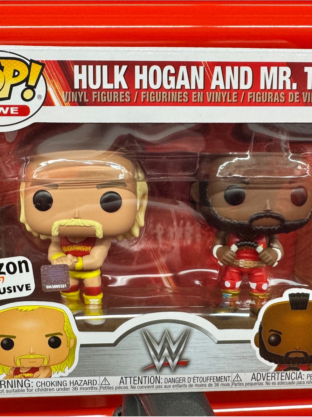 Funko WWE Hulk Hogan & Mr. T Duo - Red, Yellow, Black